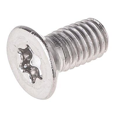 Ifö maskinskrue M8 x 40 mm i A4 rustfrit stål med undersænket hoved og TX45 Torx kærv.