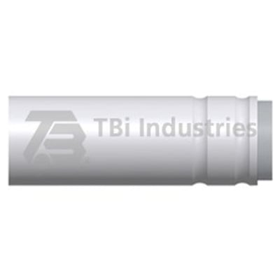 Teknisk Belysnings Industri cylindrisk gaskop til TBi 150, NW 16mm og 53mm længde, forniklet.