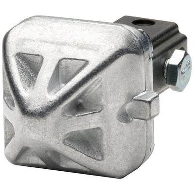 Siemens koblingsdriver 8UC6017-2AA i grå metal med sort monteringsdel og synlig bolt.