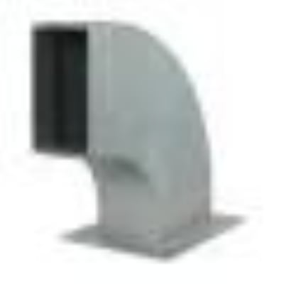 Roxtec Swan Neck 6x2 galvaniseret svanehals til taggennemføring, fremstillet af metal for kabelbeskyttelse.