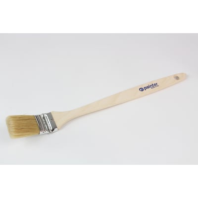 Roliba radiatorpensel med en vinklet form og 36x8mm børstehoved i en blanding af hår for præcis maling.