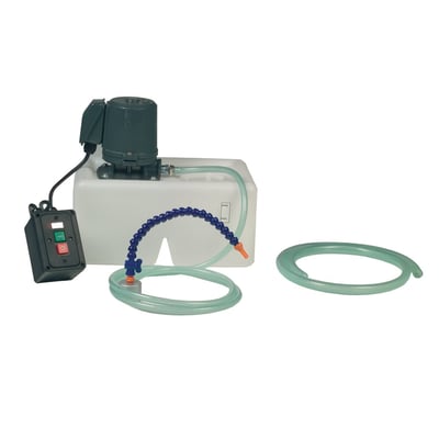 Scantool køleanlæg 3x400V med pumpe og 10L CGC beholder samt betjeningsboks og slanger.