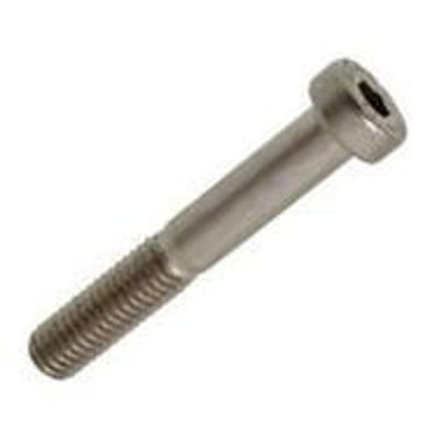 M8X70 DIN 7984 A4 skrue med lavt cylindrisk hoved og indvendig 6-kant i syrefast stål.