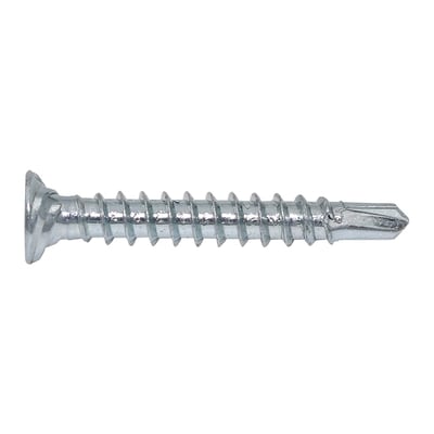 EJOT FGE fibregipsskrue på 4,2 x 40 mm med groft gevind, forsænket hoved og spids.