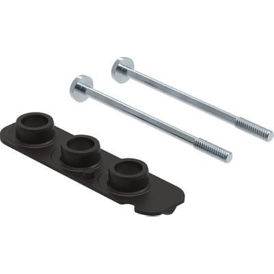 Festo pakningssæt til LK10-ventiler med M7-gevind, bestående af én aluminiumspakning og to skruer.