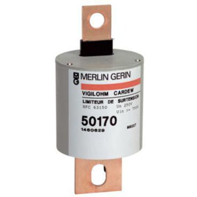 Schneider Electric Vigilohm Cardew overspændingsafleder model 50170 med kobberterminaler, designet til 440VAC.