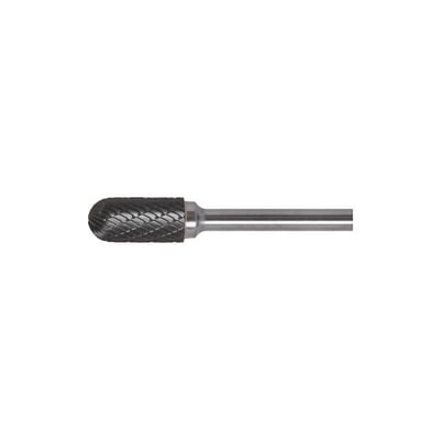 Ironside roterende hårdmetalfil HM C 1225 X, 25 x 12 mm, med cylindrisk, afrundet filhoved og skaft.