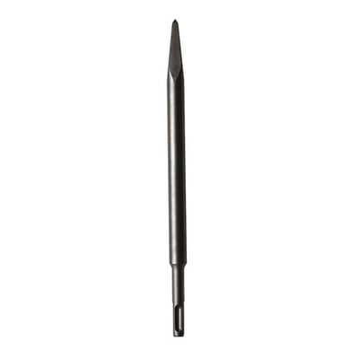 Ironside spidsmejsel på 250 mm med SDS-PLUS-skaft, vist stående med den spidse ende øverst.