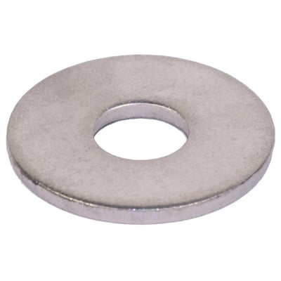 Syrefast A4 skærmskive HV200 med 16mm boltdimension, 50mm udvendig diameter og 3mm tykkelse på hvid baggrund.