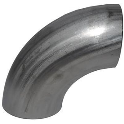 90 graders bøjning i rustfrit stål, AISI 304, med dimensionerne 254x2mm, klar til montering.