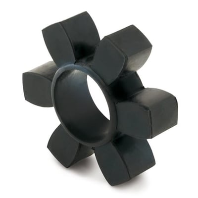 HRC 180 INS element i nitril gummi, størrelse 180, til klokobling med et 77mm indvendigt hul og seks flige.