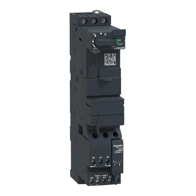 Schneider Electric TeSys U reverserende motorstarter, mørkegrå, 24V DC spænding, 45mm bred.