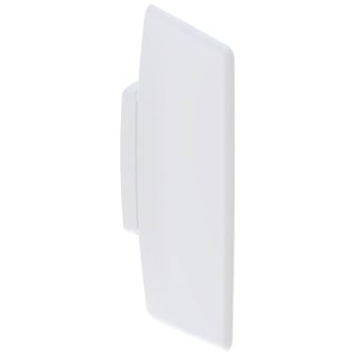 Geberit Basic urinal skillevæg i hvid plastic med skjult beslag, bredde 440 mm, længde 740 mm.