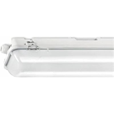 Nærbillede af et hvidt Omron fotomikrosensor tilbehørsstik med en integreret kabelgennemføring på venstre side.