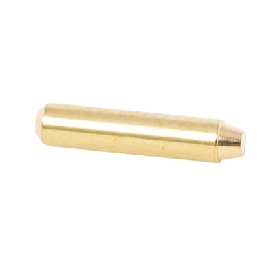 Assa Abloy-låsestift i guldfarve med lang, cylindrisk form og en tilspidset ende.