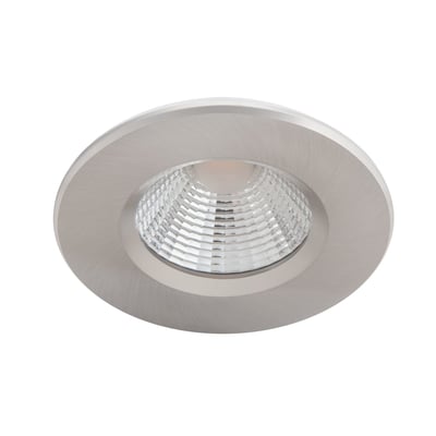 Enkelt Philips Lighting Dive indbygningsspot i krom, med synlig LED-lyskilde og refraktor.