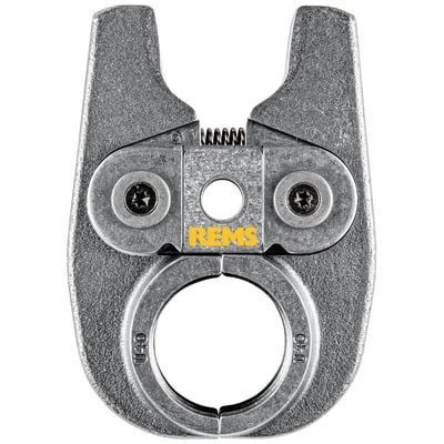 Rems presbakke mini U, 40 mm fremstillet af hærdet specialstål med indgraveret Rems logo og U40 markering.