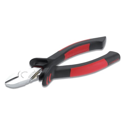 LAUS bidetang 160mm med 1000V isolering og rødt/sort 2-komponent ergonomisk greb. Forkromet kæbe.