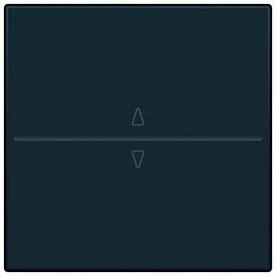 Niko antracit tangent med pil op og pil ned symboler til trådløs 2-tryks betjening, vist på en mørk baggrund.
