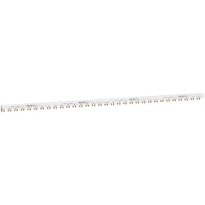 Oversigtsbillede af Schneider Electric iC40 sløjfeskinne, der viser 48 moduler med markeringer for L1, L2, L3 og N.