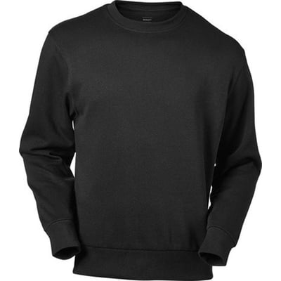 Bagfra-visning af Mascot Carvin sweatshirt i sort, størrelse 6XL, med rund hals og synlig ribkant ved håndled.