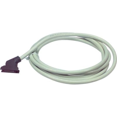 Schneider Electric Twidofast kabel på 3 meter med løse ender og en mørk stikforbindelse, vist oprullet på en hvid baggrund.
