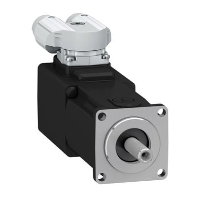 Schneider Electric Servo motor SH3 040 med 0,34Nm, IP54/IP65, 90° stik og akse uden not.