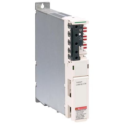 Schneider Electric Ilm konnektor modul 20A til PacDrive 3 systemer, LXM62 CM med SerCos III interface og terminaler.
