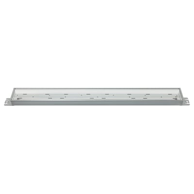 Signe IP23 armatur med 12160lm og 4000K farvetemperatur, vist fra forsiden med synlige LED-strips og monteringsbeslag.