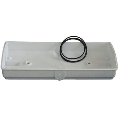 Sirios IP65 kit i hvid plast med to sorte gummiringe, klar til montering på Sirios armaturer.