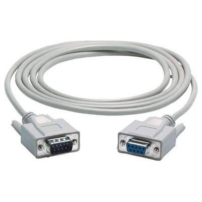 Siemens Simatic S7/M7 serielt kabel med 15-polet sub-D stik i hver ende og 10 meters længde på hvid baggrund.