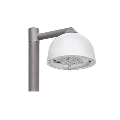 Philips Lighting Copenhagen Mini BPS559 gadelampe med 2000lm lysstyrke og 3000K lysfarve, vist på hvid baggrund.