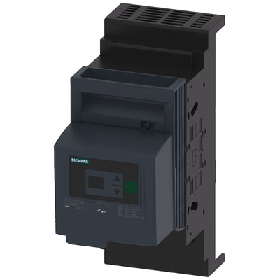 Siemens SENTRON sikringsafbryder 3NP1, 3-polet, NH000, 160A, med elektronisk overvågning og display.
