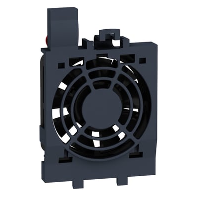 Schneider Electric ventilator til frekvensomformer ATV340, 0,75-4KW, set forfra.
