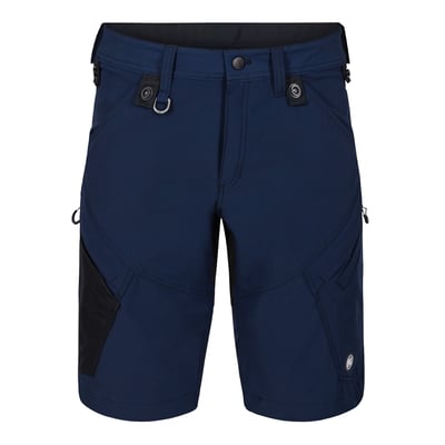 Engel X-treme shorts i mørkeblå, str. 80 til herrer, med 4-vejs stretch materiale og sorte forstærkninger.