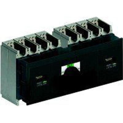 Schneider Electric INS630 omkobler, 3-polet, kompakt design med frontmonterede tilslutninger, velegnet til AC/DC netværk.