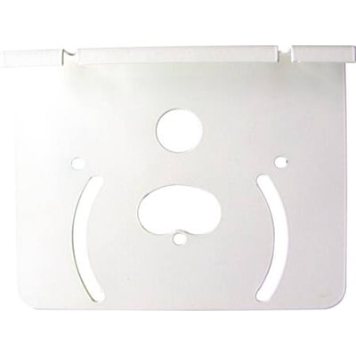 CH Armatur Sport Lens loftbeslag i hvid metal, med udskæringer til montering af Sport Lens lamper.