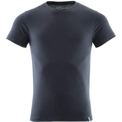 Mascot T-shirt Sustainable i mørk marine, størrelse XS, fremstillet af 60% økologisk bomuld og 40% genanvendt polyester.