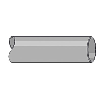 Nicoll Friaphon Ø110 mm x 3000 mm lyddæmpende afløbsrør uden muffe, vist med en åben ende. Røret er gråt og uden samling.