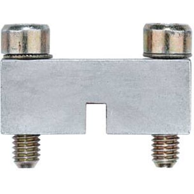 Weidmüller 2-polet laske WQV 95N/120N/2 uden isolering, med M6 skrueterminal for direkte montage, vist på neutral baggrund.