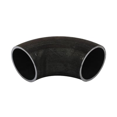 Svejsebøjning 90 grader 3D i ST.35.8/1 stål med 70mm udvendig diameter og 2,9mm godstykkelse.