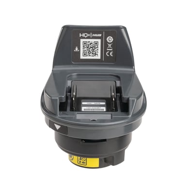 Ridgid CSx Via adapter med QR-kode og CE-mærke, designet til SeeSnake tromler for streaming af inspektionsbilleder.