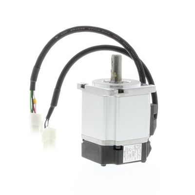 Omron G-serien/SmartStep 2 AC servomotor, 200 W, 200 VAC, 3000 omdr./min., med kabel og hvidt stik.