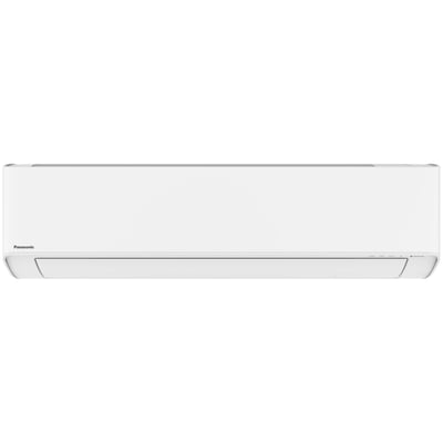 Panasonic CS-Z71ZKEW luft/luft varmepumpe indedel, hvid med Panasonic logo og diskrete betjeningsknapper samt nanoe X indikator.