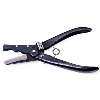 Sort rørskærer tang til rør med en ydre diameter på 0-18mm, med en skarp klinge og ergonomiske håndtag.