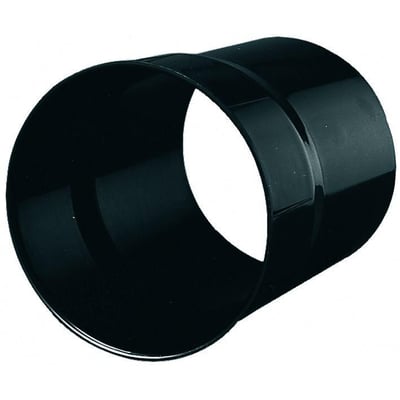 Maico Ventilatoren konisk murrør WH20 set fra siden, viser den sorte plastkonstruktion og dens form.