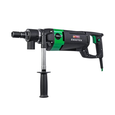 Eibenstock diamantkerneboremaskine ESD 162 med sort, grøn og sølv farvet design, klar til brug.
