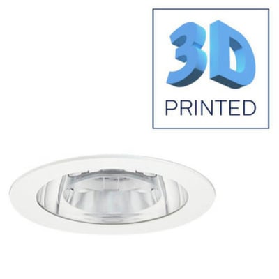 GreenSpace Downlight DN461B, hvid 3D-printet indbygningsspot med 1100 lumen og 4000 Kelvin lysfarve.