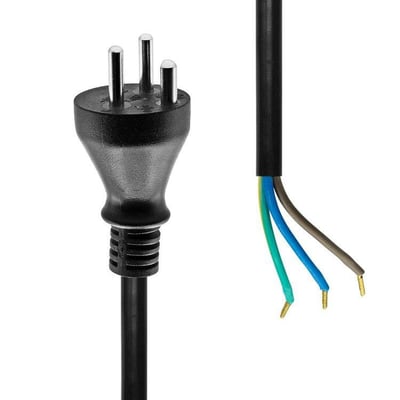 Type K open end power cord billigt ‒ WATTOO.DK