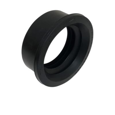 En enkelt Uni-Seals ACT anboringsmanchet i sort EPDM gummi, fremviser dens robuste design til Ultra Rib 2 betonkonstruktioner.